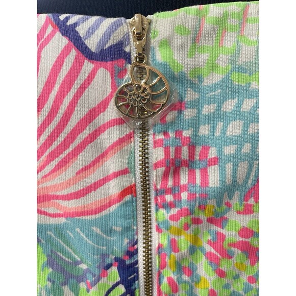 LILLY PULITZER Roar Of The Sea " MILA" SLEEVELESS SHIFT DRESS SIZE 10 $178 New! - Picture 5 of 13